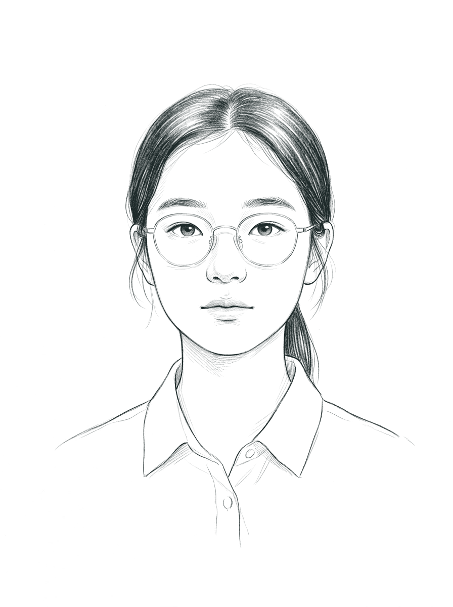 은수 — 연필 스케치 초상