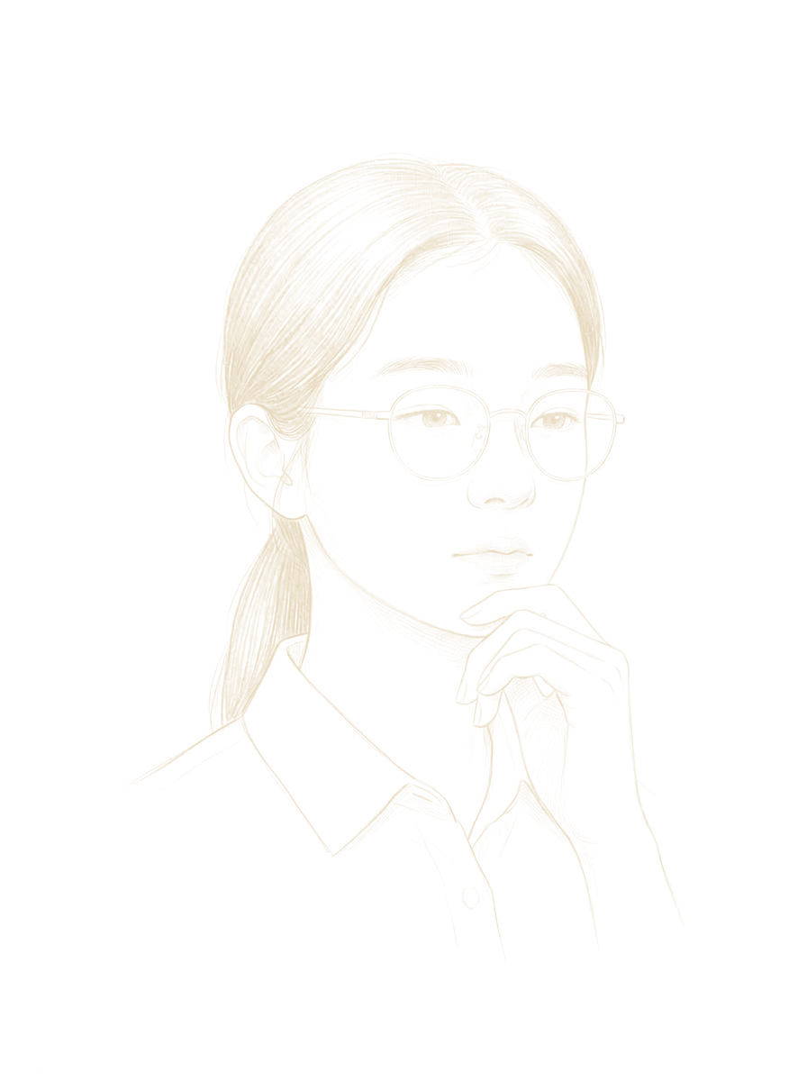 은수 — 연필 스케치 초상