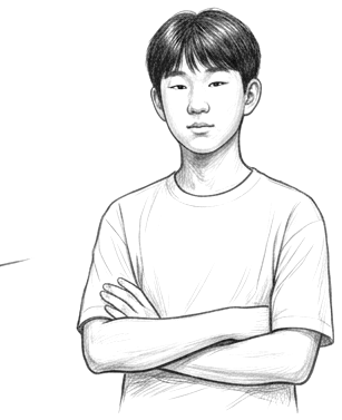 팔짱 낀 모습